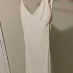 Britney Midi Slip Dress - Short Wedding Dress - Si